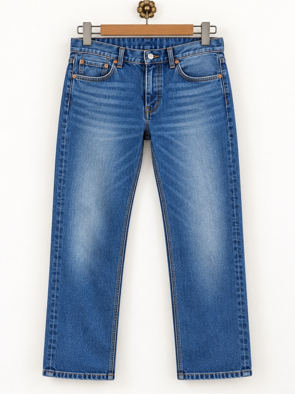 Levi’s 505 Regular Fit Men’s Jeans W36 L32 Medium Wash 100% Cotton